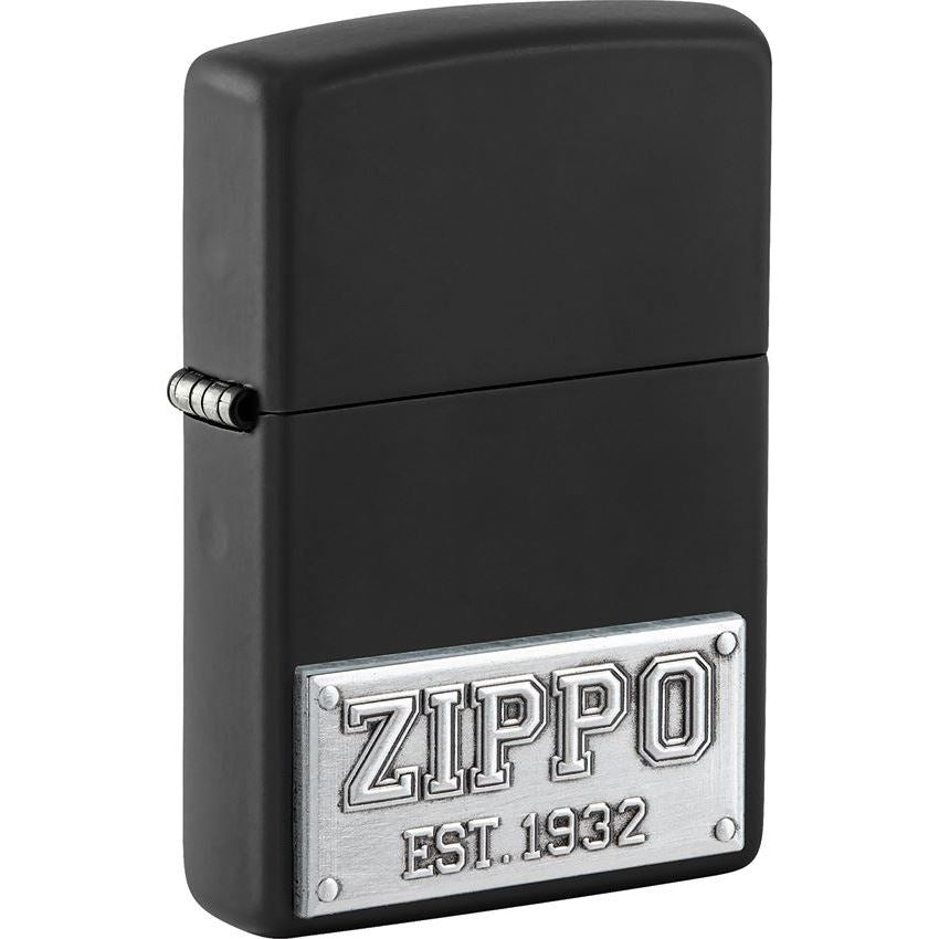 Zippo Plate Emblem Lighter