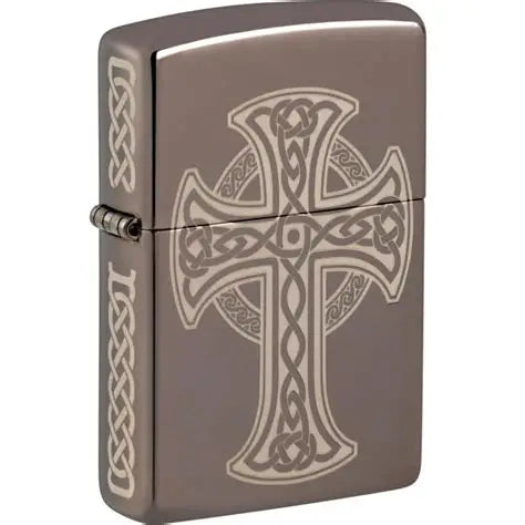 Zippo Celtic Cross Design Lighter