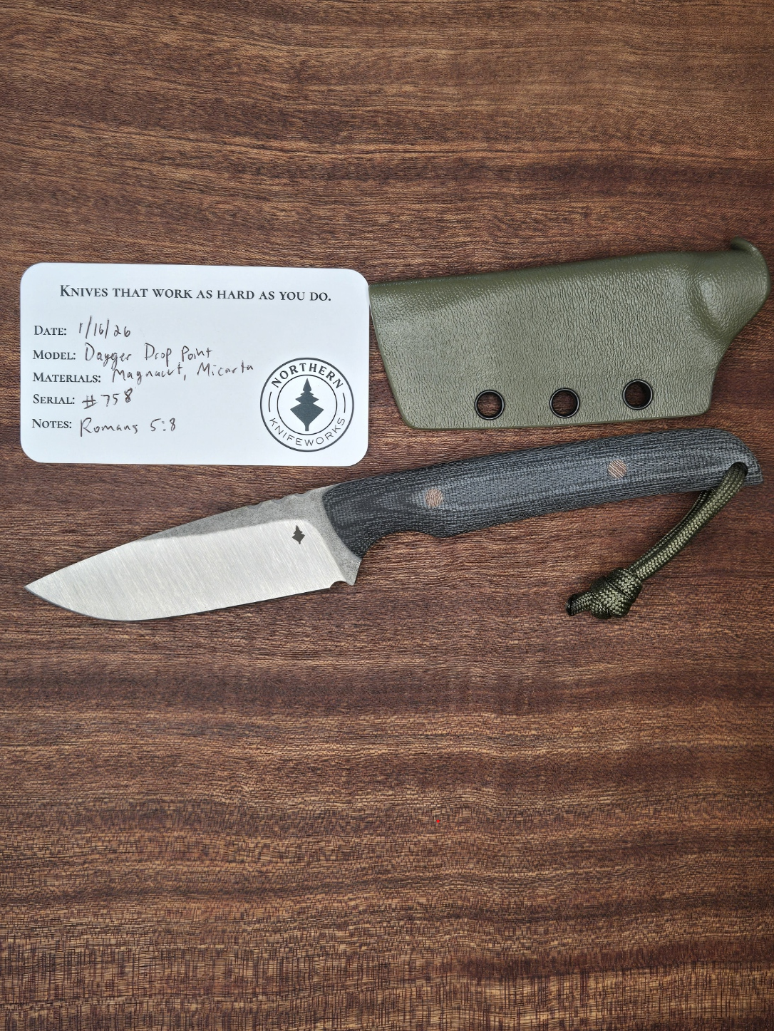Northern Knifeworks Drop Point Dagger