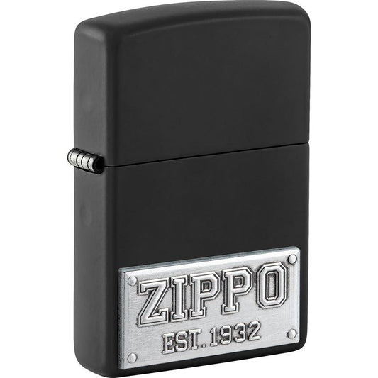 Zippo Plate Emblem Lighter