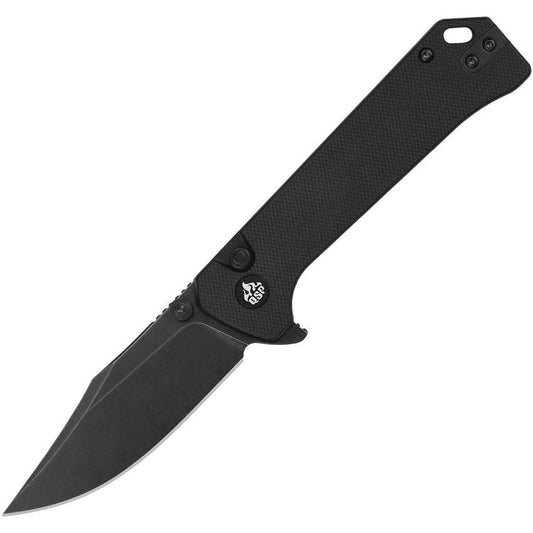 QSP Grebe Button Lock Black G10