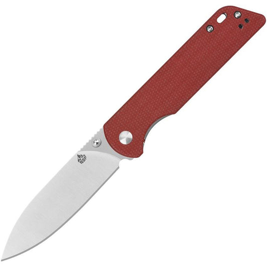QSP Parrot Linerlock Knife Red Handles