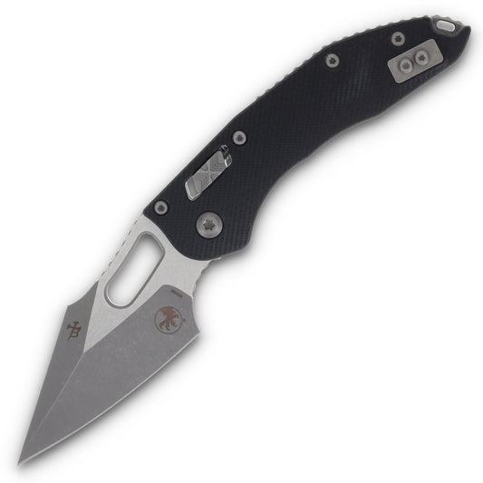 Microtech Stitch RAM-LOK Fluted Black G-10