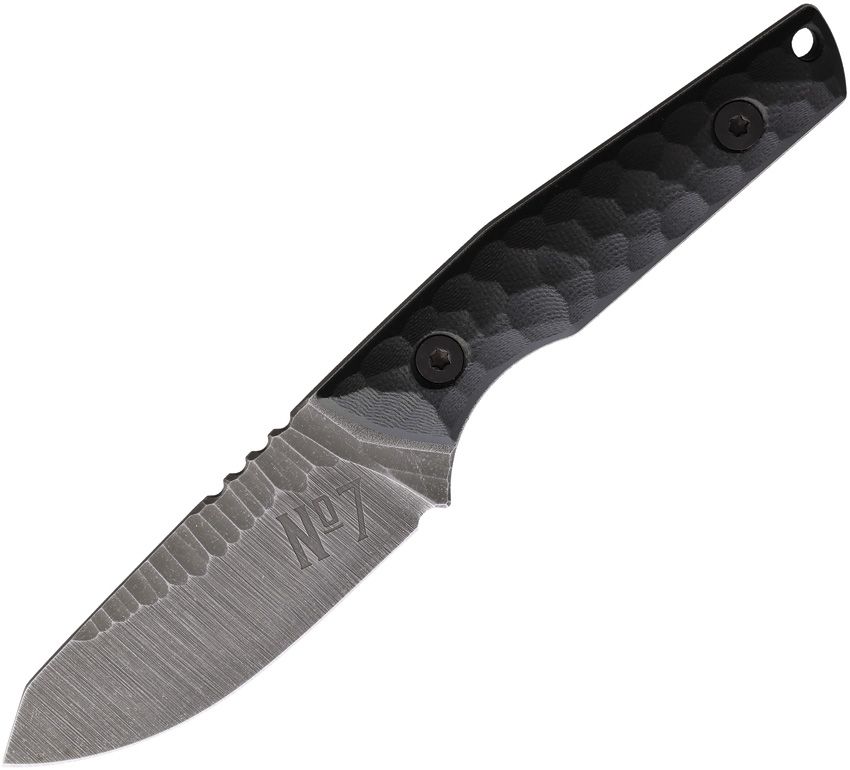 No.7 Knife Co. Vector Fixed Blade BlkG10