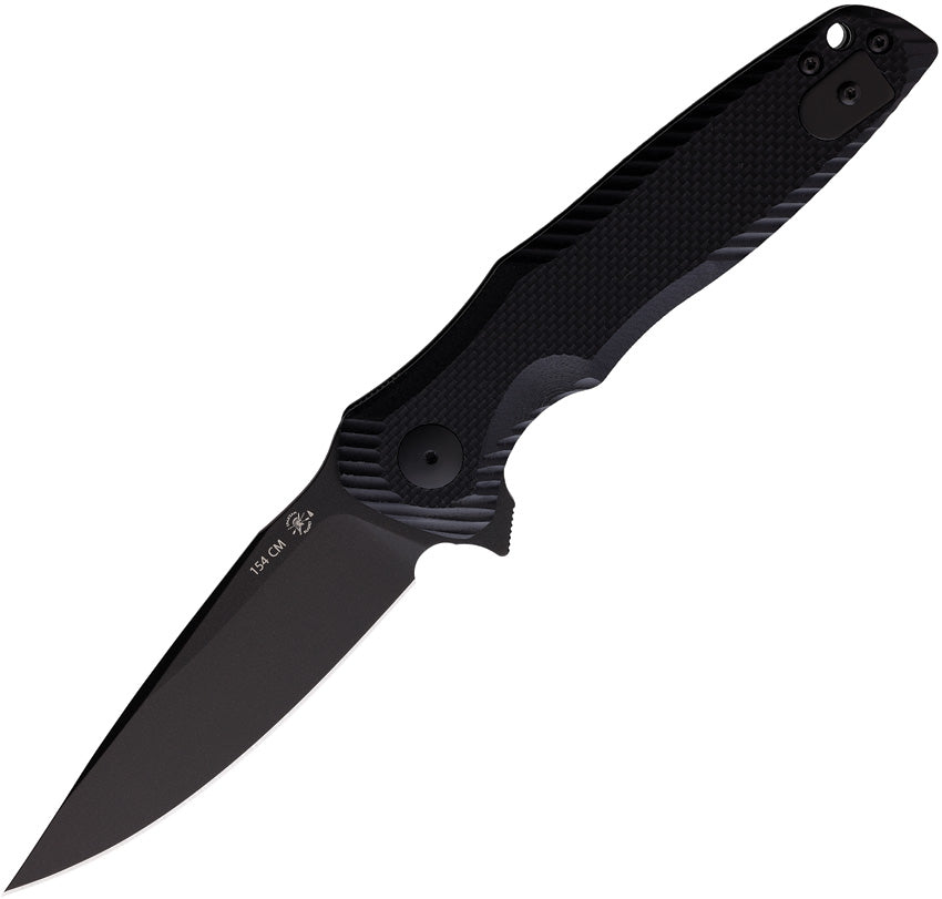 Spartan Blades  Close POROS Linerlock Black