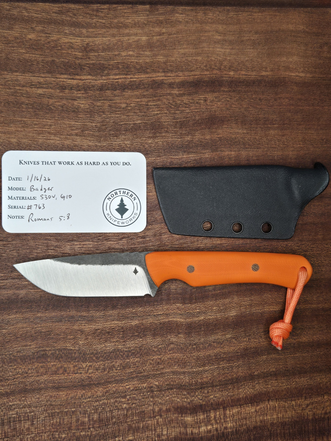 Northern Knifeworks Badger